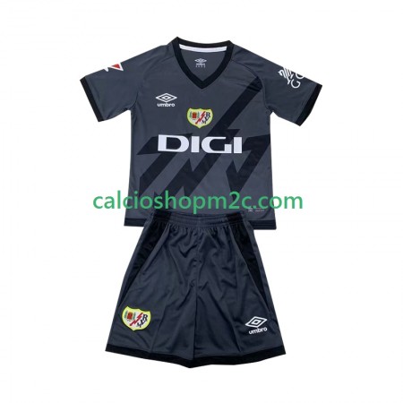 Rayo Vallecano Bambino Maglia Terza 2024/2025 Manica Corta